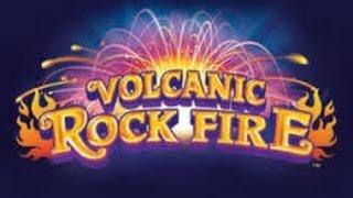 BIG WIN Volcanic Rock Fire slot machine Free spin bonus Konami