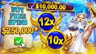 SPENDING $250,000 ON GATES OF OLYMPUS BONUSES
