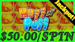 $4,000.00 GROUP PULL ON Huff N' Puff Slot Machine! Upto $50.00/SPIN! JACKPOT HAND PAY W/ SDGuy1234