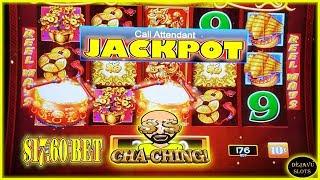 YES! WE DID IT JACKPOT ON DANCING DRUMS  | HIGH LIMIT SLOTS | 4 COIN TRIGGER