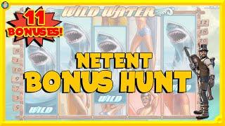 NETENT BONUS HUNT with 11 BONUSES!!