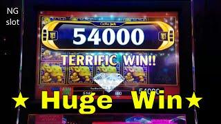 HUGE WIN  DA JI DA LI Slot Machine Bonus and Big Win