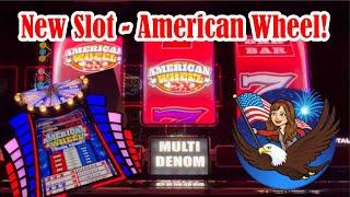 Tried $300 in a New Slot Machine - American Wheel at Winstar! Plus Jackpot on Dollar Storm!