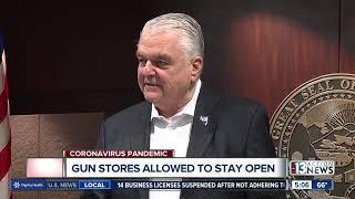 Nevada Law Allowing Gun Stores To Remain Open During COVID-19 Outbreak