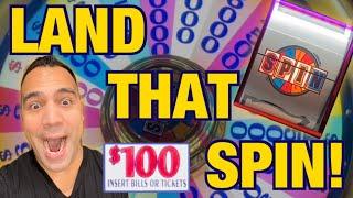 $100 Wheel of Fortune JACKPOT at Wynn!! | Major JACKPOT off WAGER SAVER!!! EEEEE!!!