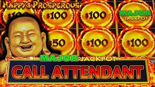 HIGH LIMIT Dragon Cash Link Happy Prosperous MASSIVE HANDPAY JACKPOT ~ $50 Bonus Round Slot Machine
