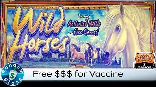 Wild Horses Slot Machine with $10 Vaccine Money