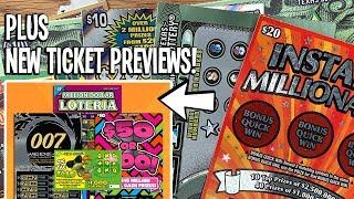 $80/TICKETS! **NEW TICKET PREVIEWS!** $20 Money, $20 Instant Millionaire!  TX Lottery Scratch Offs