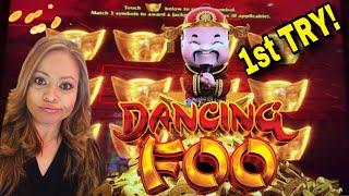 ARISTOCRAT GOLD STACKS 88 DANCING FOO 1ST ATTEMPT & PURE GOLD FREE GAMES