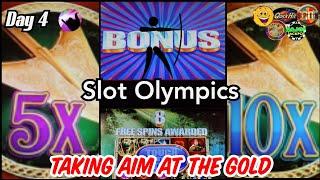 Hitting the 5x and 10x Wild on WMS Robin Hood!  Slot Olympics Day 4