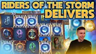 RIDERS OF THE STORM DELIVERS | BIG WIN ON THUNDERKICK ONLINE SLOT MACHINE