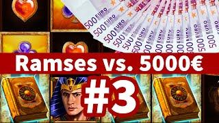 5.000€ vs. Ramses Book Slot - Teil 3! BIG WIN!