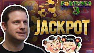 Echo Fortunes 3 - JACKPOT - $10 Bet Bonus Free Games with 2 Retriggers Brian of Denver Slots