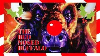 The Red Nosed Buffalo  LIVE PLAY  Slot Machine Pokie