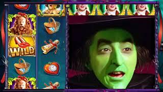 THE WIZARD OF OZ: WONDERFUL LAND OF OZ Video Slot Casino Game with a WITCH'S CASTEL FREE SPIN BONUS