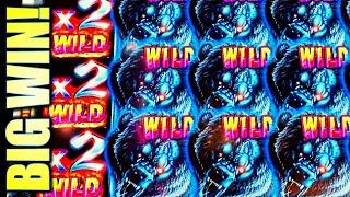BIG WIN!! BEAR-TASTIC FULL SCREEN WILDS X2!  BEAR RUMBLE RUMBLE Slot Machine Bonus (AINSWORTH)