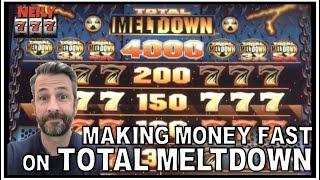$5 MAX BET on TOTAL MELTDOWN it was an ACTIVE SLOT, and I walked away with CASH!