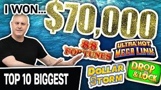 I Won $70,000 Playing High-Limit Slots Last Month!  Come Watch ALL My BIGGEST JACKPOTS