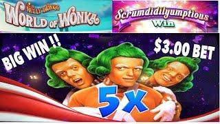 Willy Wonka - World Of Wonka - BIG Bonus WINS ! x5 Multiplier !
