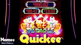 Fu Dao Le Slot Machine - 88 Cent Progressive and Bonus - Nice Wins!