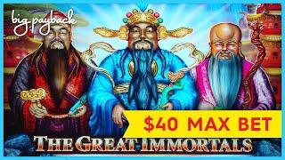$40/SPIN BONUS! Money Link The Great Immortals Slot - BACKUP SPIN RUMBLE!