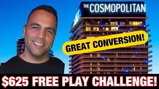 $625 Free Play CHALLENGE @ Cosmopolitan Las Vegas!! | Game of Life! | Gold Bonanza