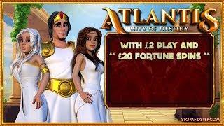 Atlantis City of Destiny with £20 Fortune Spins