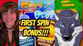 FIRST SPIN BONUS AND MORE! SO MUCH PUFF!