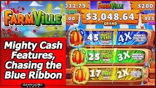 Farmville Slot - Mighty Cash Features, Chasing the Blue Ribbon Spins
