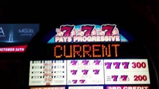 Blazing Sevens Slot Machine Jackpot Hand Pay