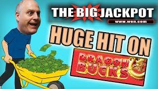 HUGE BONUS ROUND HANDPAY  Dragon Bucks pays out BIG!  | The Big Jackpot