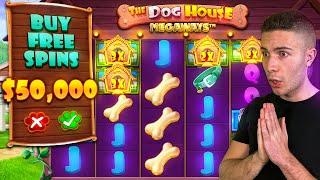 $50,000 Bonus Buy on DOG HOUSE MEGAWAYS  (50K Bonus Buy Series #09)