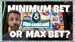 Did I get the bonus on MIN BET or MAX BET? Alternating bet strategy MAMMOTH POWER Slot Machine