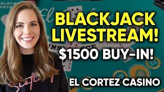 HAVE YOU EVER SEEN MORE 21S? LIVE: Blackjack!! $1500 Buy-in!! Can we keep the winning streak going??