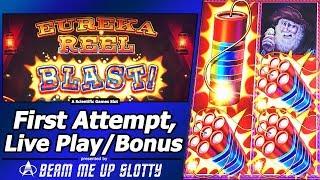 Eureka Reel Blast Slot - First Attempt, New Twist on Lock-It Link Game