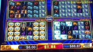 Coyote Queen Wonder 4 Stacks Bet $6 / 36 Free Spin Bonus ! Money Back ! San Manuel Casino