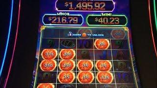 BIG WIN - Ultimate Fire Link Slot Machine Bonus - TO THE TOP!