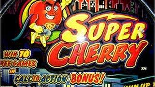 TBT WMS  5c Super Cherry Slot machine Free Spin Bonus