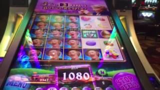 Willy Wonka Pure Imagination Slot Machine Line Hit New York Casino Las Vegas