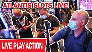 ATLANTIS SLOTS LIVE!  We Are About to CRUSH High-Limit Slots in RENO!