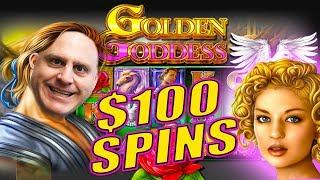 $100 SPINS Pay Out JACKPOT AFTER JACKPOT Golden Goddess Slots | The Big Jackpot | The Big Jackpot