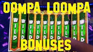 World of Wonka Oompa Loompa BONUSES and BIG WIN at max bet Slot Machine