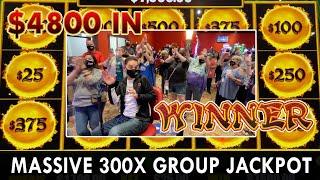 $4800 Group Pull  Massive 300x  Panda Magic JACKPOT!