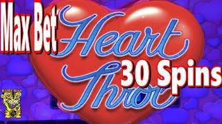 MY HEART IS POUNDING !HEART THROB Slot (ARISTOCRAT) MAX BET 30 SPINSMAX 30  #16 栗