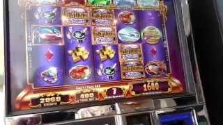WMS Life of Luxury Deluxe Free Spin Bonus & Progressive BIG WIN! Slot machine