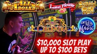 Let's Gamble $10,000 In High Limit Room & Chase BIG JACKPOT$ ! Live Slot Play In Las Vegas Casino