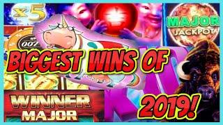 My BIGGEST SLOT WINS of 2019!  Happy New Year from Casino Countess