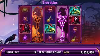 ENCHANTED WILDS Video Slot Casino Game with an ENCHANTED FOREST FREE SPIN BONUS
