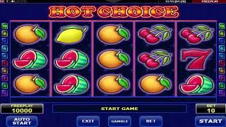 Hot Choice video slot - Amatic amanet online casino game