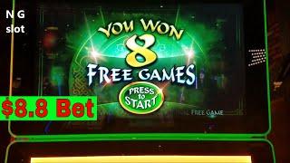 NEW 88 Fortune Slot Machine Bonus Win $8.8 Bet !!! $800 Live Play